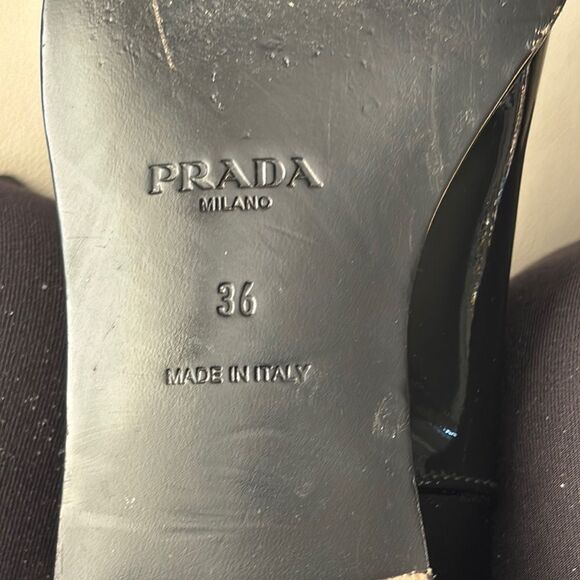 Prada Ankle Boots Booties Shoes Womens Sz 36/6 - Picture 3 of 7